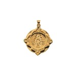 Our Lady of Lourdes Medal - 14K Gold