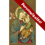 Our Lady of Perpetual Help Personalized Prayer Card (Priced Per Card)