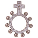 Oxidized One Decade Finger Rosary