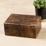 Personalized First Communion Walnut Keepsake Box