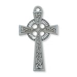 Pewter Celtic Cross with 24 inch chain