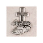 Pewter Grandson Visor Clip 