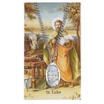 Pewter St. Luke Medal with Prayer Card