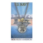 Pewter St. Michael Navy Medal with Prayer Card