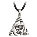 Pewter Style Trinity Pendant 