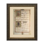 Polyphonic Hymns and Magnificats (Alto and Bass) w/ Dark Ornate Frame (16x20)