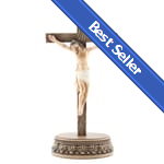 BEST SELLER: Renaissance Collection 2pc. Crucifix w/Stand - 8.5 inches