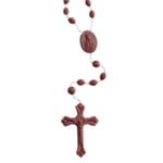 Brown Plastic Rosaries - Pkg of 100