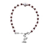 Rose Quartz & Crystal First Communion Rosary Bracelet