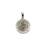 Round St. Christopher Medal -14KT-15MM