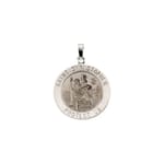 Round St. Christopher Medal -14KT-20MM