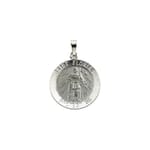 Round St. Florian Medal -14K Gold-18MM