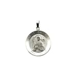 Round St. Gabriel Pendant Medal -14KT-18.5MM