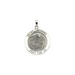 Round St. Michael Medal-14KT-22MM