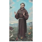 Saint Francis of Assisi Personalized Prayer Card (Priced Per Card)