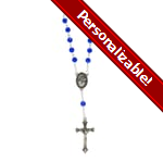 Sapphire Auto Rosary