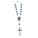 Sapphire Auto Rosary