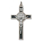 Silver St. Benedict Crucifix - 3 inch