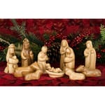 Small Circular Madonna Plaque, 4 inches  