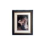 Song of Angels by Bouguereau, Double Mat Wood Frame, 14x17