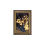 Song of Angels by Bouguereau, Gold Frame, 15x21