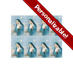 Sorrowful Madonna Personalized Prayer Card (Priced Per Card)