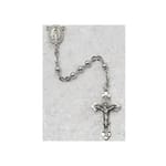 Sterling Silver 3MM Metal Rosary