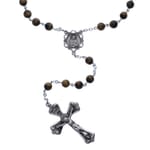 SS 6MM Genuine Tiger's Eye Rosary