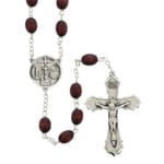 SS Brown Wood Rosary