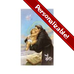 St. Anthony Personalized Prayer Card (Priced Per Card)