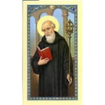 St. Benedict Laminated Prayer Card  