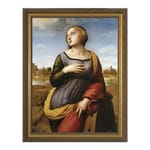 St. Catherine of Alexandria w/ Gold Frame 