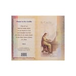 St. Cecilia - Mini Lives of the Saints Folded Prayer Card 