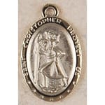 St. Christopher with 24 inch Chain