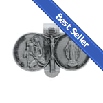 St. Christopher Miraculous Visor Clip