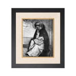 St. Dominic (Matted w/ Black Frame) 