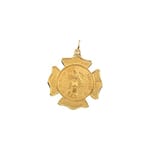 St. Florian Medal-14K Gold