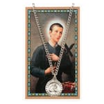 St. Gerard Patron Saint Prayer Card w/Medal<!germed>