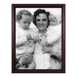 St. Gianna Molla (Black and White w/ Cherry Frame)