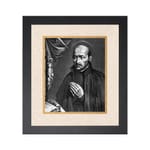 St. Ignatius of Loyola (Matted w/ Black Frame)
