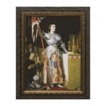St. Joan of Arc w/ Dark Ornate Frame