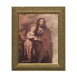 St. Joseph by Murillo w/ Gold Frame (8x10)