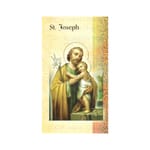 St. Joseph - Mini Lives of the Saints Folded Prayer Card 