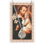 St. Joseph Patron Saint Prayer Card w/ Medal<!josephmedal>