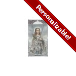 St. Maria Goretti Patron Saint Prayer Card w/Medal<!mgorettimedal>