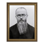 St. Maximillian Portrait w/ Gold Frame 
