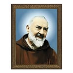 St. Padre Pio w/ Gold Frame 