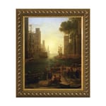 St. Paul Embarks to Ostia w/ Gold Frame (8x10)