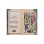 St. Raphael (Archangel) - Mini Lives of the Saints Folded Prayer Card 