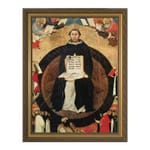 St. Thomas Aquinas w/ Gold Frame 